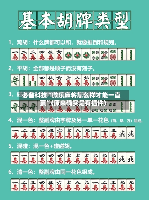 必备科技“微乐麻将怎么样才能一直赢”(原来确实是有插件)