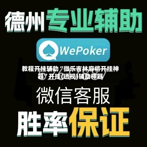 教程开挂辅助“微乐吉林麻将开挂神器	”开挂(透视)辅助神器-第2张图片