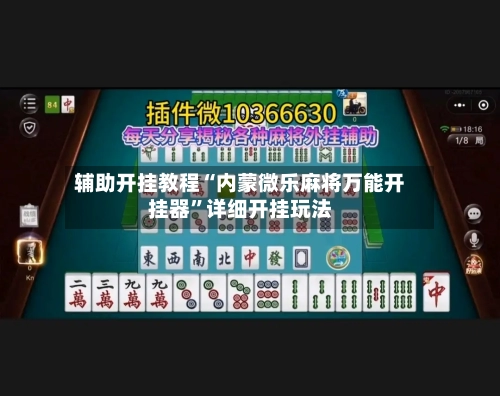 辅助开挂教程“内蒙微乐麻将万能开挂器”详细开挂玩法-第3张图片
