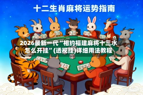 2026最新一代“相约福建麻将十三水怎么开挂”(透视挂)详细用法教程-第2张图片