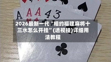 2026最新一代“相约福建麻将十三水怎么开挂”(透视挂)详细用法教程-第3张图片