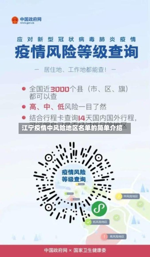 江宁疫情中风险地区名单的简单介绍