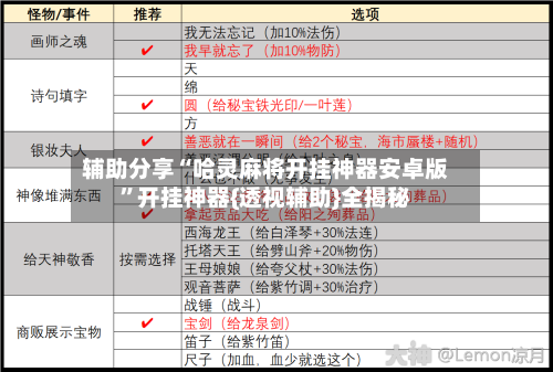 辅助分享“哈灵麻将开挂神器安卓版	”开挂神器{透视辅助}全揭秘-第2张图片