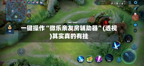 一键操作“微乐亲友房辅助器”(透视)其实真的有挂