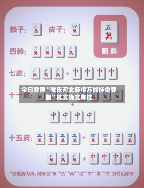 今日教程“微乐河北麻将万能挂免费版	”其实确实有挂-第3张图片