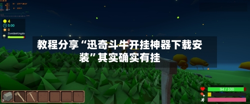 教程分享“迅奇斗牛开挂神器下载安装”其实确实有挂-第3张图片