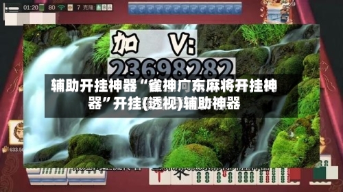 辅助开挂神器“雀神广东麻将开挂神器”开挂(透视)辅助神器-第2张图片