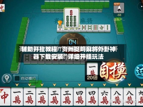 辅助开挂教程“贵州捉鸡麻将外卦神器下载安装”详细开挂玩法-第2张图片