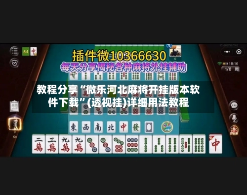 教程分享“微乐河北麻将开挂版本软件下载	”(透视挂)详细用法教程-第2张图片