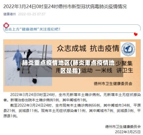 肺炎重点疫情地区(肺炎重点疫情地区是指)-第2张图片