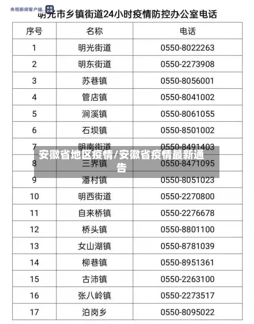 安徽省地区疫情/安徽省疫情最新通告-第2张图片