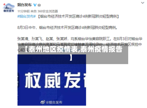 【泰州地区疫情表,泰州疫情报告】