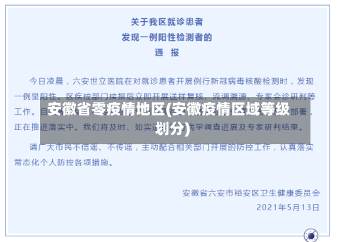 安徽省零疫情地区(安徽疫情区域等级划分)