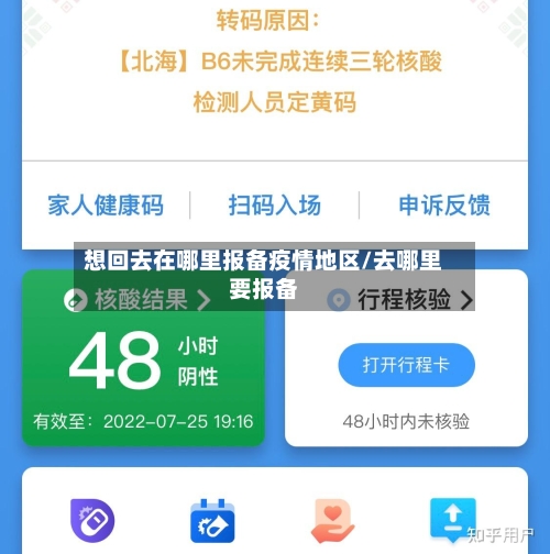 想回去在哪里报备疫情地区/去哪里要报备-第2张图片