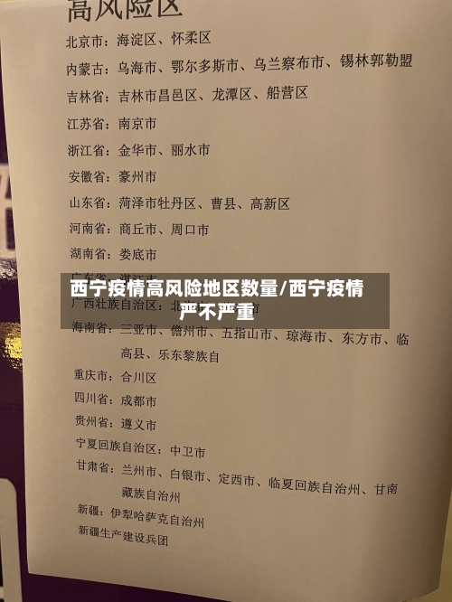 西宁疫情高风险地区数量/西宁疫情严不严重