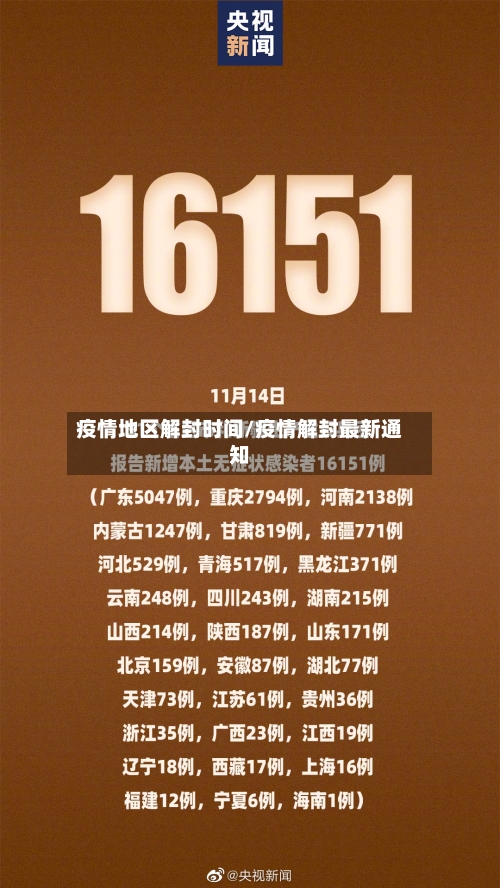 疫情地区解封时间/疫情解封最新通知