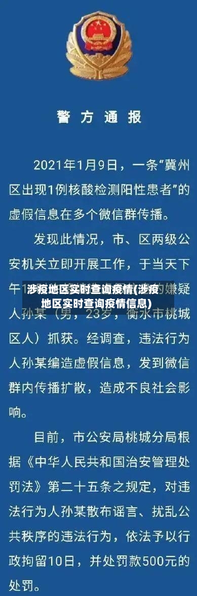 涉疫地区实时查询疫情(涉疫地区实时查询疫情信息)-第2张图片