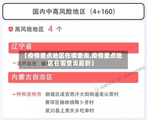 【疫情重点地区在哪查询,疫情重点地区在哪查询最新】