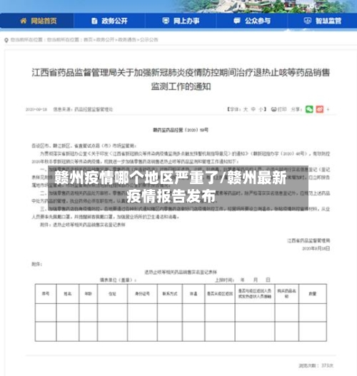 赣州疫情哪个地区严重了/赣州最新疫情报告发布-第3张图片