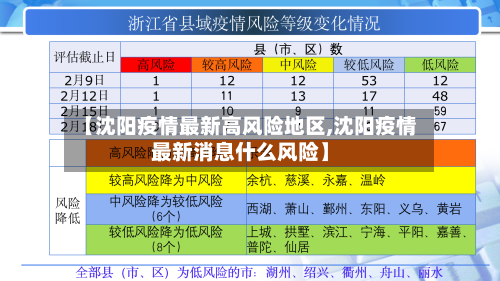 【沈阳疫情最新高风险地区,沈阳疫情最新消息什么风险】-第3张图片