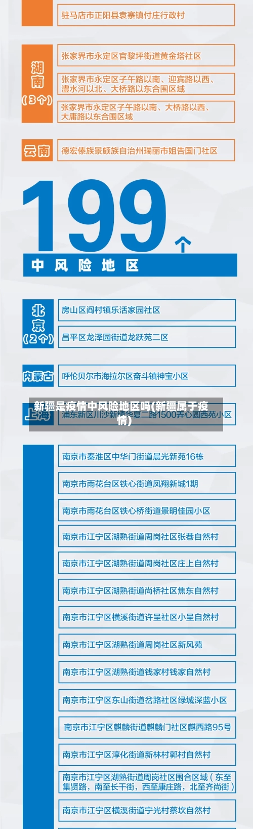 新疆是疫情中风险地区吗(新疆属于疫情)