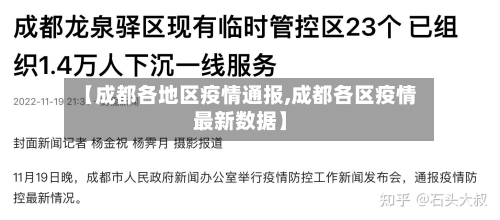 【成都各地区疫情通报,成都各区疫情最新数据】
