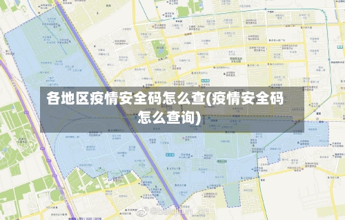 各地区疫情安全码怎么查(疫情安全码怎么查询)-第2张图片