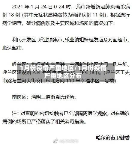 1月份疫情严重地区/1月份疫情严重地区分布