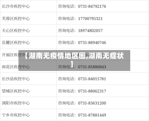 【湖南无疫情地区图,湖南无症状】