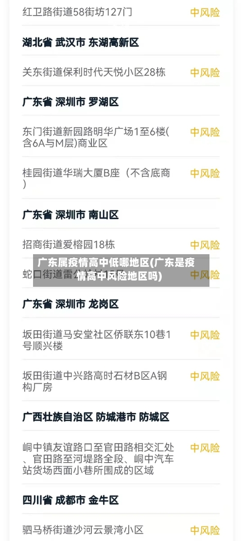 广东属疫情高中低哪地区(广东是疫情高中风险地区吗)-第2张图片