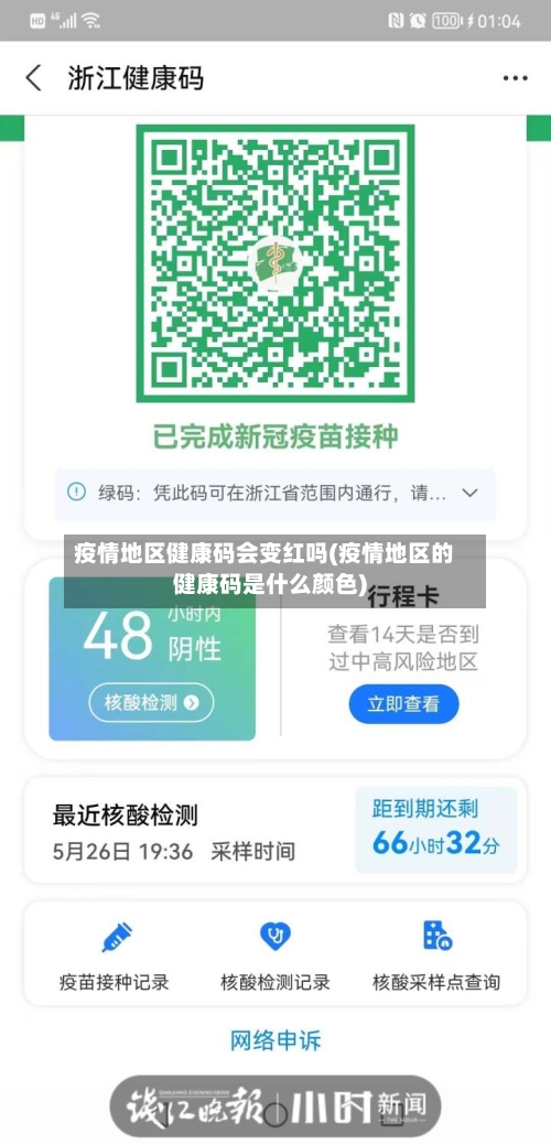 疫情地区健康码会变红吗(疫情地区的健康码是什么颜色)-第2张图片